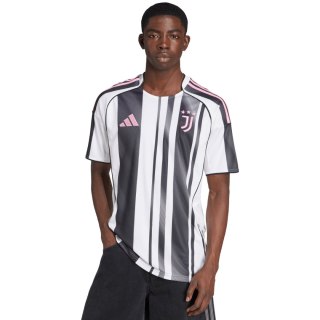 Koszulka męska adidas Juventus Home 25/26 biało-czarna JJ4320