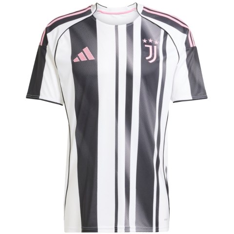 Koszulka męska adidas Juventus Home 25/26 biało-czarna JJ4320