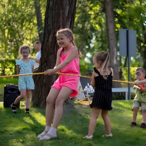 Lina animacyjna Poli 15 m czerwona Akson