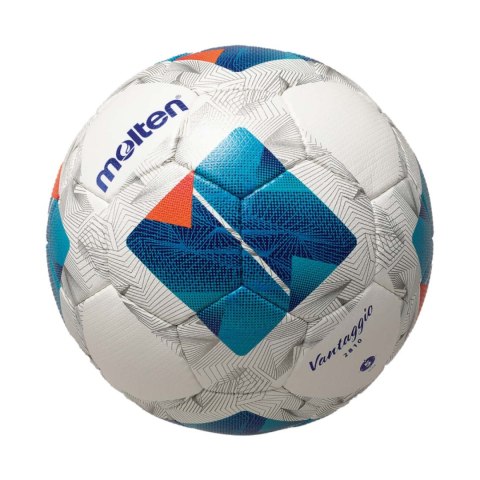 Piłka nożna Molten Vantaggio biało-niebieska F4N2810