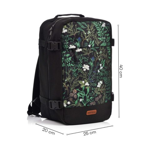 Plecak kabinowy Meteor Hermod 20 l Verdant czarno-zielony 16878