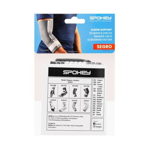 Ściągacz łokcia Spokey Segro Pro szary 941789
