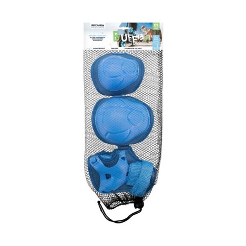 Zestaw ochraniaczy Spokey Buffer niebieski 944682-944638-944636