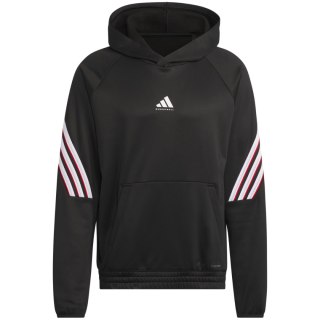 Bluza męska adidas Basketball Crazy Warm Hoody czarna JN2491