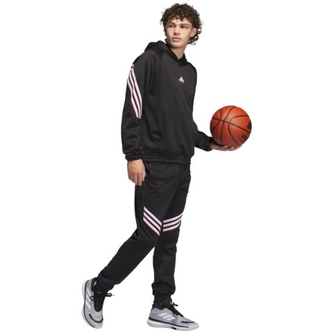 Bluza męska adidas Basketball Crazy Warm Hoody czarna JN2491
