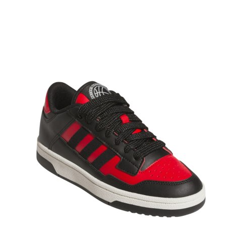 Buty dla dzieci adidas Rapid Court Low czarno-czerwone JR1020