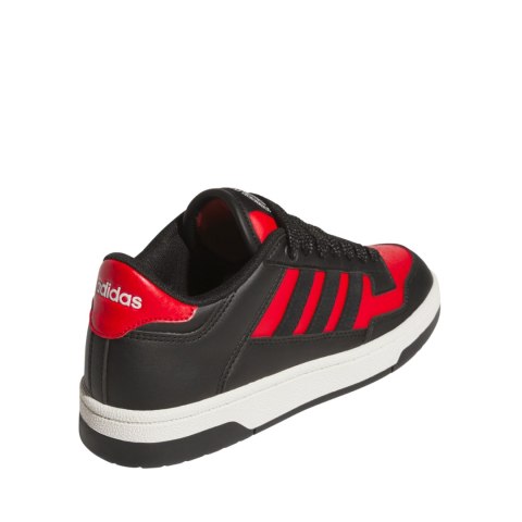Buty dla dzieci adidas Rapid Court Low czarno-czerwone JR1020