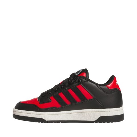 Buty dla dzieci adidas Rapid Court Low czarno-czerwone JR1020