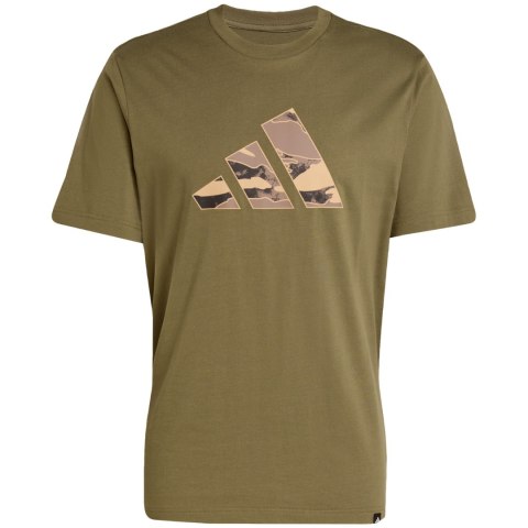 Koszulka męska adidas Camo Logo Graphic khaki KA7131