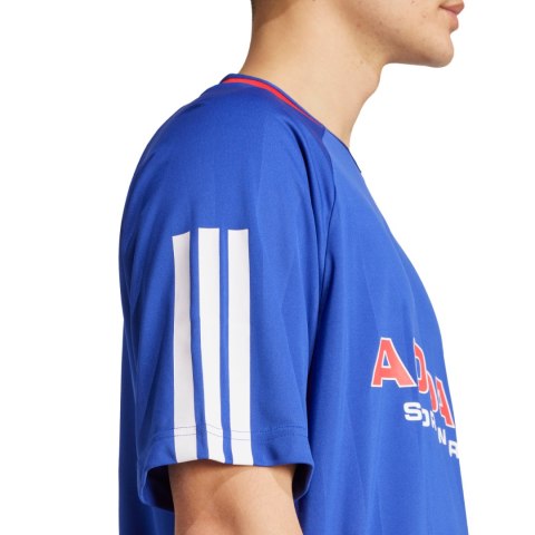 Koszulka męska adidas House of Tiro Jersey niebieska KB5568