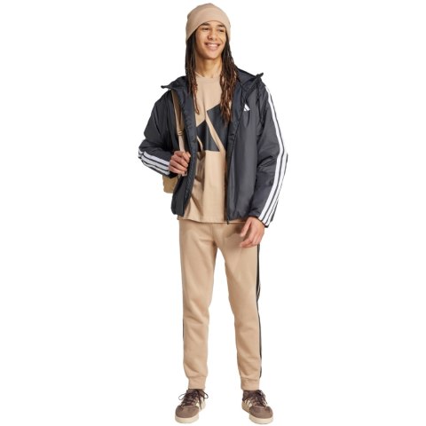 Spodnie męskie adidas Essentials 3-Stripes Fleece beżowe JX0712