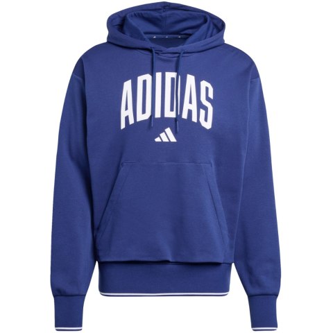 Bluza męska adidas Collegiate Hoodie ciemnoniebieska KC3874