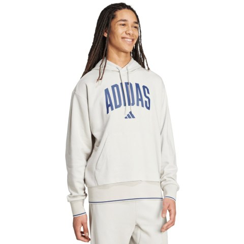 Bluza męska adidas Collegiate Hoodie jasnoszara KC3872