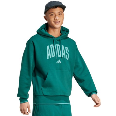Bluza męska adidas Collegiate Hoodie zielona KC3873