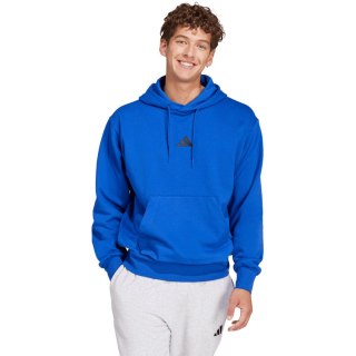 Bluza męska adidas Essentials Feelcozy Fleece niebieska JE3800