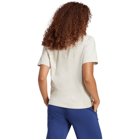 Koszulka damska adidas Essentials Small Logo Cotton beżowa JI6079