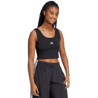 Koszulka damska adidas Essentials Small Logo Cotton czarna JE1321