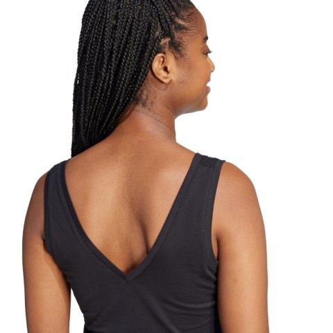 Koszulka damska adidas Essentials Small Logo Cotton czarna JE1321