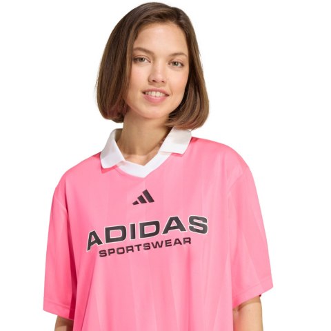 Koszulka damska adidas Tiro Q4 różowa JN2747