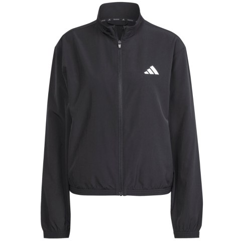 Kurtka damska adidas Train Essentials 3-Stripes czarno-biała JD6539