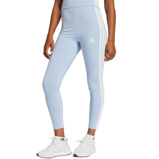 Legginsy damskie adidas Essentials 3-Stripes Cotton błękitne JE0070