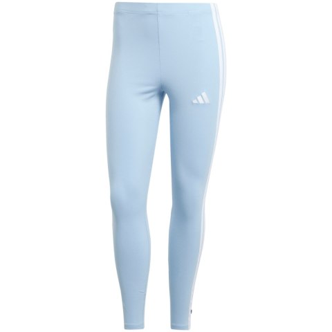 Legginsy damskie adidas Essentials 3-Stripes Cotton błękitne JE0070