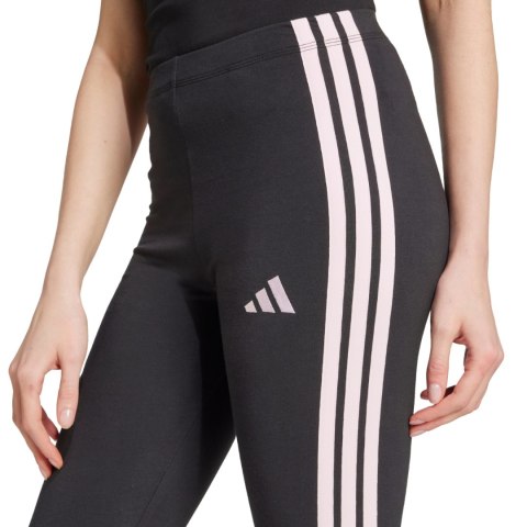 Legginsy damskie adidas Essentials 3-Stripes Cotton czarne JW1815
