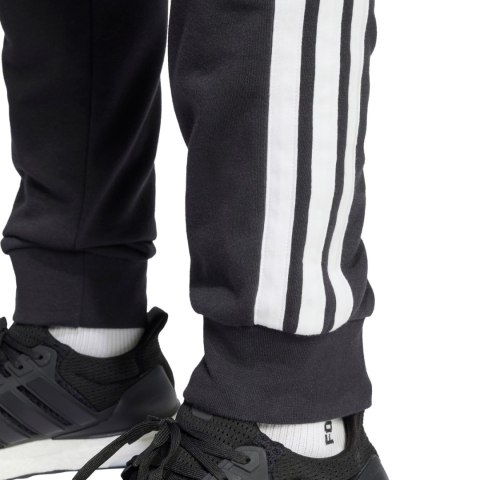 Spodnie męskie adidas Essential 3-Stripes French Terry czarne JD1881