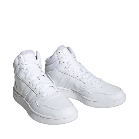 Buty męskie adidas Hoops 3.0 Mid Lifestyle Basketball Classic białe ID9838