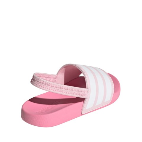 Klapki dla dzieci adidas Adilette Estrap różowe JR5331