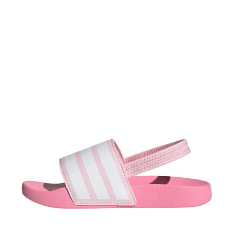 Klapki dla dzieci adidas Adilette Estrap różowe JR5331