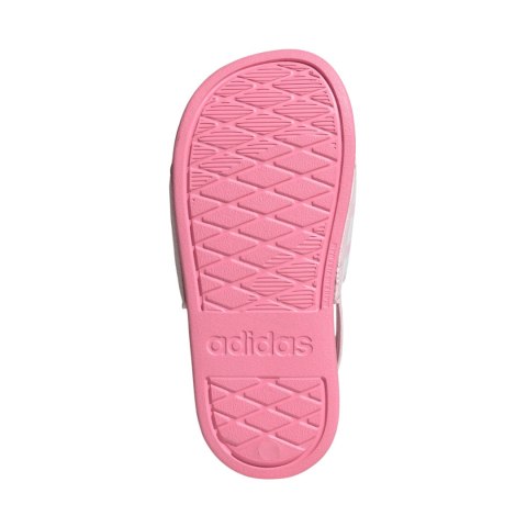 Klapki dla dzieci adidas Adilette Estrap różowe JR5331
