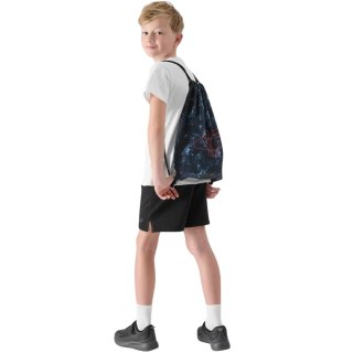 Komplet dla chłopca 4F koszulka, spodenki, worek M085 głęboka czerń 4FJWAW25TAPSM085 20S