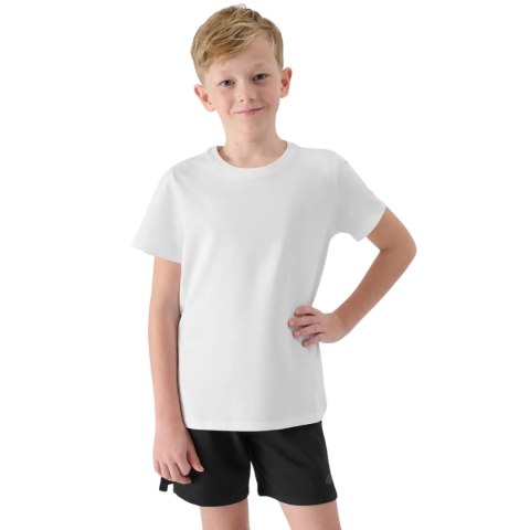 Komplet dla chłopca 4F koszulka, spodenki, worek M085 głęboka czerń 4FJWAW25TAPSM085 20S