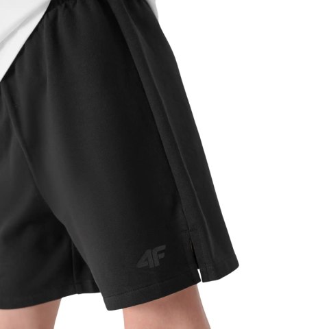 Komplet dla chłopca 4F koszulka, spodenki, worek M085 głęboka czerń 4FJWAW25TAPSM085 20S