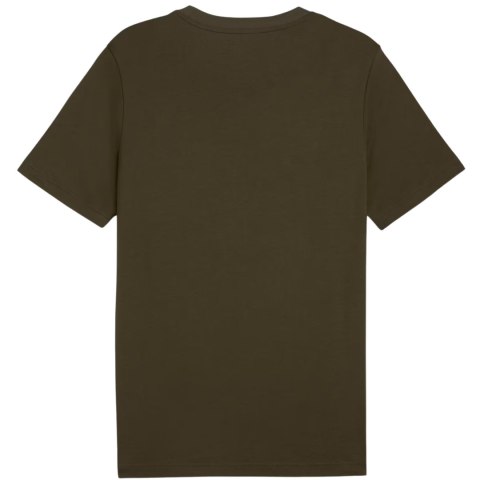 Koszulka męska Puma Ess 2 Color Small No. 1 Logo Tee oliwkowa 684717 70