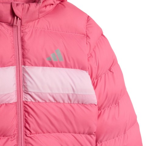 Kurtka dla dzieci adidas I SD JKT różowa JL7390