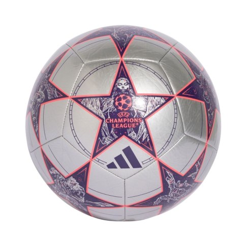 Piłka nożna adidas UCL Club 25/26 League Stage srebrna JP1539