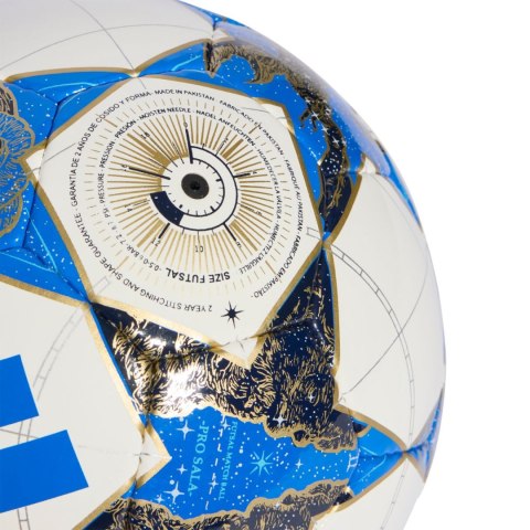 Piłka nożna adidas UCL Pro Sala 25/26 League Stage biało-niebiesko-złota JP1546