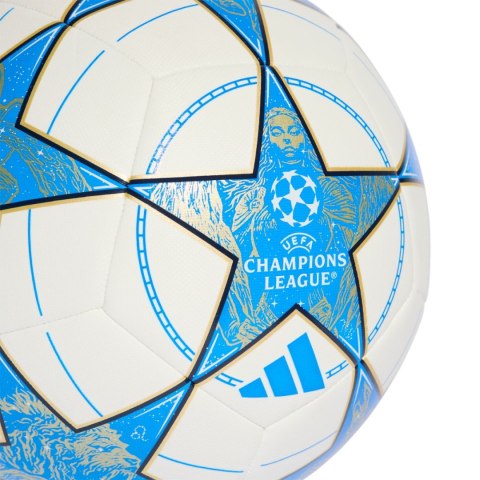 Piłka nożna adidas UCL Training 25/26 League Stage biało-niebieska JP1534