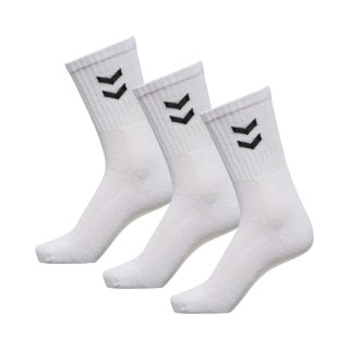 Skarpety Hummel Crew Socks Basic 3-pack białe 022030-9001