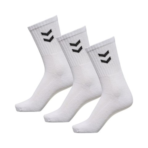Skarpety Hummel Crew Socks Basic 3-pack białe 022030-9001