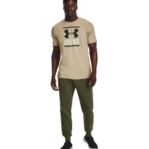 Spodnie męskie Under Armour Rival Fleece Joggers oliwkowe 1379774 390
