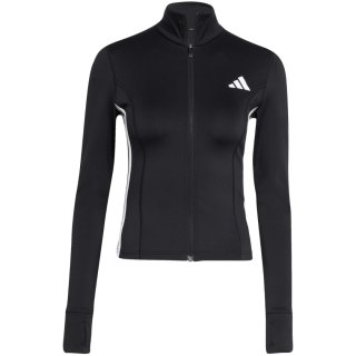 Bluza damska adidas Workout Essentials 3-Stripes Zip Through czarna KB7843