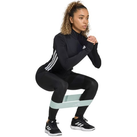 Bluza damska adidas Workout Essentials 3-Stripes Zip Through czarna KB7843