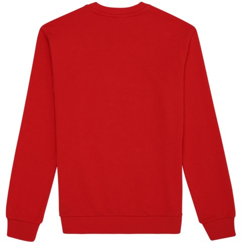 Bluza męska Fila Leverano Regular Crew Sweat czerwona FAM0876 30002