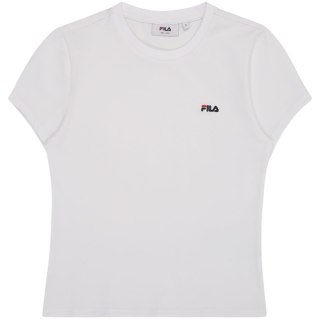 Koszulka damska Fila Trivero biała FAW1205 10001