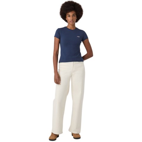 Koszulka damska Fila Trivero granatowa FAW1205 50004