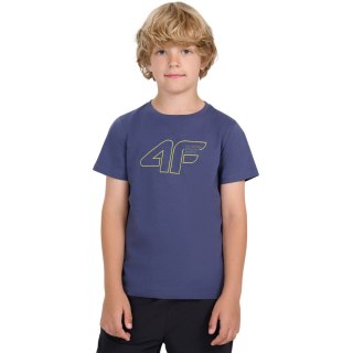 Koszulka dla chłopca 4F M2417 granatowa 4FJWAW25TTSHM2417 31S