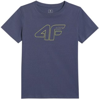 Koszulka dla chłopca 4F M2417 granatowa 4FJWAW25TTSHM2417 31S